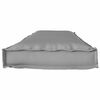 vidaXL Coussin Gris 140 x 40 x 8 cm Tissu Oxford