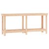 vidaXL Banc de travail 180x50x80 cm Bois de pin massif