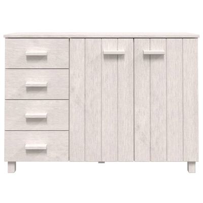 vidaXL Buffet MOLDE Blanc 113x40x80 cm Bois massif de pin