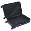 vidaXL Valise rigide 3 pcs Violet ABS
