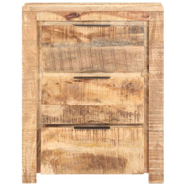 vidaXL Buffet 59x33x75 cm Bois de manguier brut