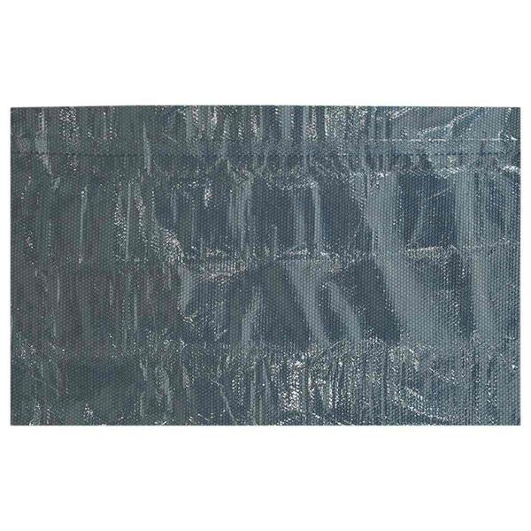 vidaXL Film solaire de piscine flottant PE 600x300 cm Noir et bleu