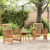 vidaXL Chaises de jardin lot de 2 Bois d'acacia massif