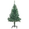 vidaXL Sapin de No&euml;l artificiel avec neige floqu&eacute;e vert 120 cm
