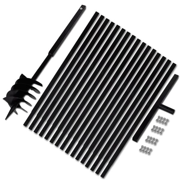 B&ecirc;che et tari&egrave;re manuelle 180 mm avec Rallonge 17 m acier