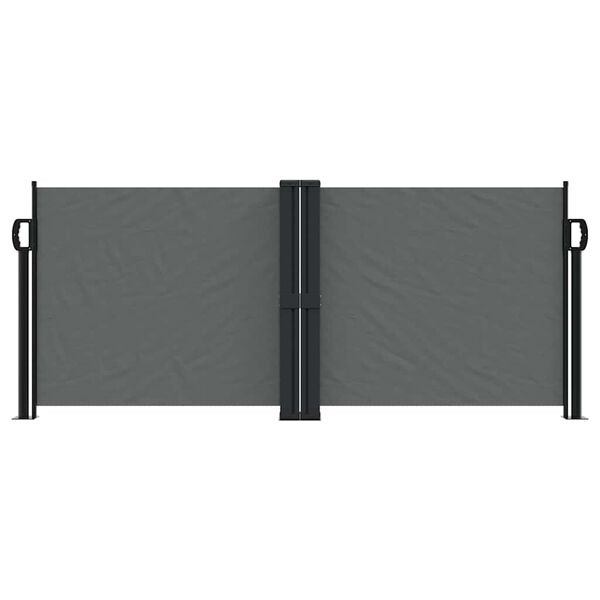 vidaXL Auvent lat&eacute;ral r&eacute;tractable anthracite 100x1000 cm