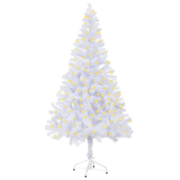 vidaXL Arbre de Noël artificiel pré-éclairé/support 150cm 380 branches