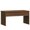 vidaXL Table basse Ch&ecirc;ne marron 102x50,5x52,5 cm Bois d'ing&eacute;nierie