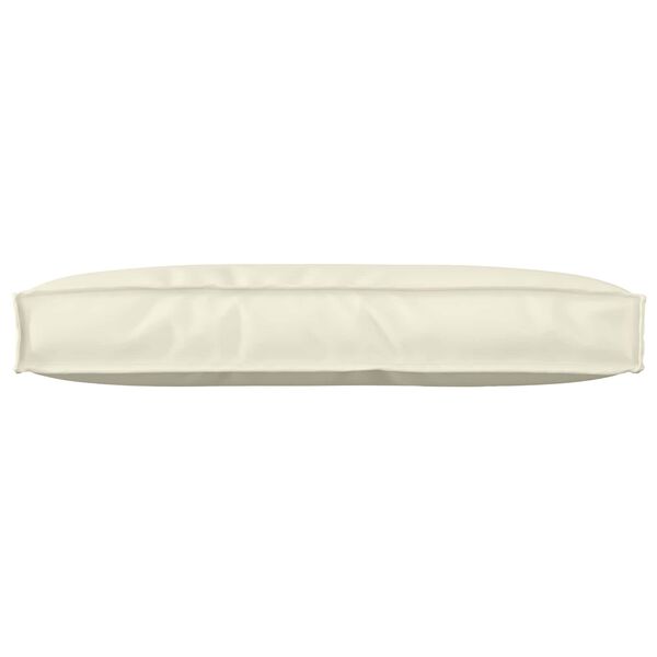 vidaXL Coussin Cr&egrave;me 80 x 40 x 12 cm Tissu Oxford