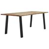 vidaXL Table &agrave; manger 200x90x75 cm bois d'acacia solide