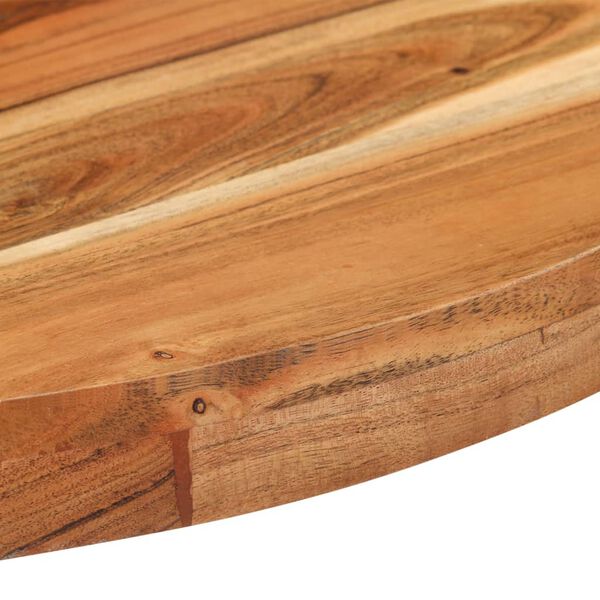 vidaXL Table de bistro Ronde Ø70x75 cm Bois d'acacia massif