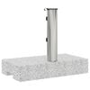 vidaXL Socle de parasol Granite rectangulaire 25 kg