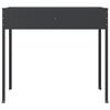 vidaXL Jardinière Anthracite 100,5x40,5x90 cm Acier galvanisé