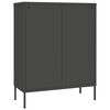 vidaXL Armoire &agrave; tiroirs Anthracite 80x35x101,5 cm Acier