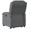 vidaXL Fauteuil inclinable gris similicuir