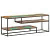 vidaXL Meuble TV 130x30x45 cm Bois de récupération massif