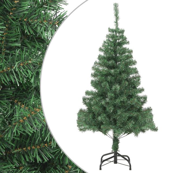 vidaXL Arbre de No&euml;l artificiel et support Acier 210 cm 910 branches