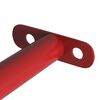 vidaXL Barres fixes d'exercice 3 pcs 125 cm Acier Rouge