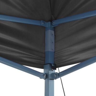 vidaXL Tente de réception pliable 3 x 6 m Anthracite