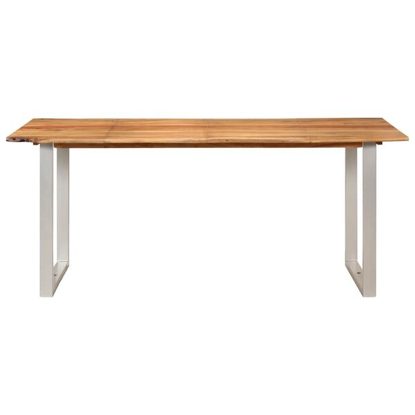 vidaXL Table de salle &agrave; manger 180x90x76 cm Bois d'acacia massif