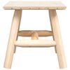 vidaXL Table d'appoint 49x49x50 cm bois massif d'&eacute;pic&eacute;a