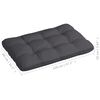 vidaXL Coussins de canap&eacute; palette lot de 7 Anthracite