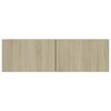vidaXL Meubles TV 4 pcs Ch&ecirc;ne sonoma 100x30x30 cm Bois d'ing&eacute;nierie