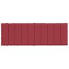 vidaXL Coussin de chaise longue rouge bordeaux 186x58x4cm tissu oxford