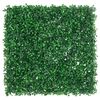 vidaXL Cl&ocirc;ture &agrave; feuilles d&rsquo;arbustes artificiels 24 pcs vert 50x50 cm