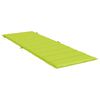 vidaXL Coussin de chaise longue vert vif 186x58x4 cm tissu oxford