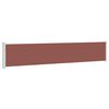 vidaXL Auvent lat&eacute;ral r&eacute;tractable de patio 117x600 cm Marron