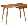 vidaXL Table &agrave; &eacute;crire Bois d'acacia massif 110 x 50 x 76 cm