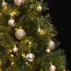 vidaXL Sapin de No&euml;l artificiel articul&eacute; 150 LED et boules 120 cm
