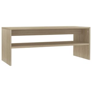 vidaXL Table basse Ch&ecirc;ne sonoma 100x40x40 cm Bois d'ing&eacute;nierie