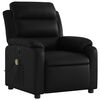vidaXL Fauteuil inclinable de massage &eacute;lectrique noir similicuir