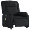 vidaXL Fauteuil inclinable de massage &eacute;lectrique noir similicuir