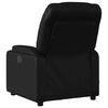 vidaXL Fauteuil inclinable de massage &eacute;lectrique noir similicuir