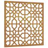 vidaXL D&eacute;coration murale jardin 55x55 cm acier corten design mauresque