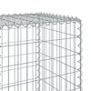 vidaXL Panier gabion avec couvercle 800x50x150 cm fer galvanisé