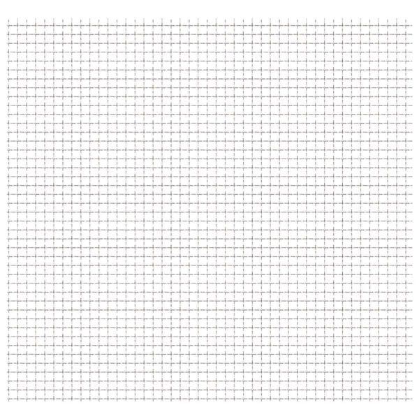 vidaXL Cl&ocirc;ture de jardin sertie Acier inoxydable 100x85 cm 21x21x2,5mm