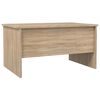 vidaXL Table basse chêne sonoma 80x50x42,5 cm bois d'ingénierie