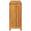vidaXL Table console de jardin 110x35x75 cm bois massif d'acacia