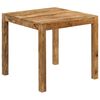 vidaXL Table &agrave; manger Bois de manguier massif 82x80x76 cm