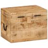vidaXL Bo&icirc;te de rangement 39x28x31 cm Bois massif d'acacia