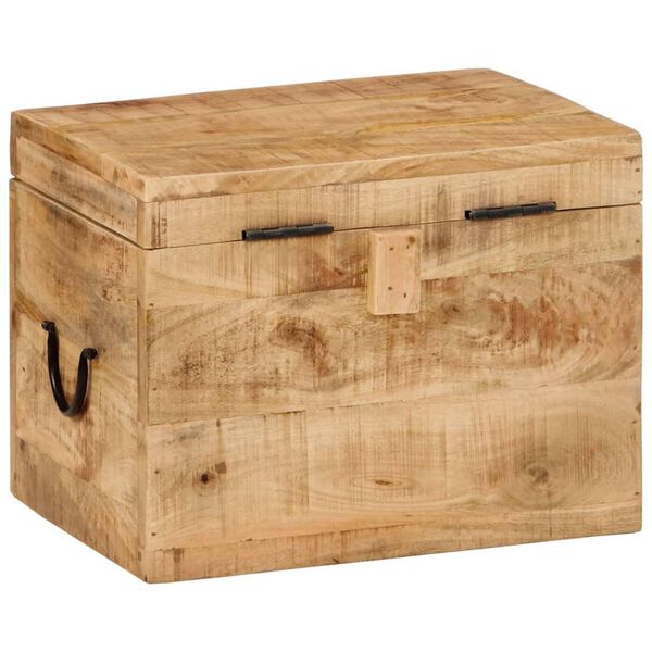 vidaXL Bo&icirc;te de rangement 39x28x31 cm Bois massif d'acacia