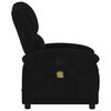 vidaXL Fauteuil de massage inclinable noir velours