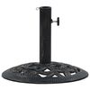 vidaXL Socle de parasol Noir et bronze 9 kg 40 cm Fonte