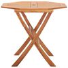 vidaXL Table pliable de jardin 90x75 cm Bois d'acacia massif