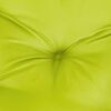 vidaXL Coussins de chaise lot de 4 vert brillant 40x40x7 cm