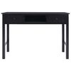 vidaXL Bureau Noir 110 x 45 x 76 cm Bois